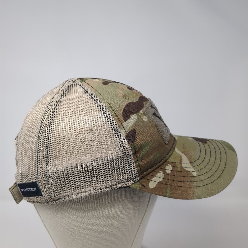 Vortex Logo Patch Strapback Mesh Back Trucker Hat… - image 4